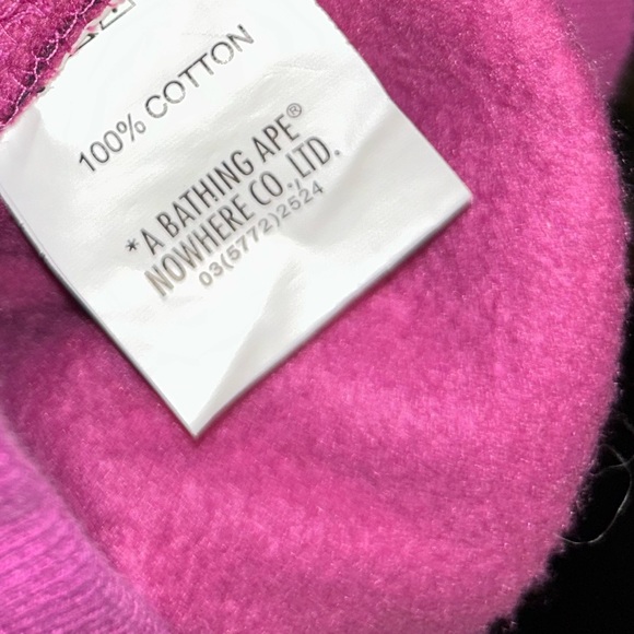 BAPE A BATHING APE PURPLE COLOR CAMO SHARK FULL ZIP HOODIE Men’s Medium - Picture 9 of 14